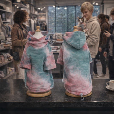 hoodies pour chats sphynx Mode Polaire avant et arriĂšre