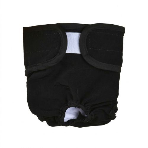 couche pour chat réutilisation lavable noire