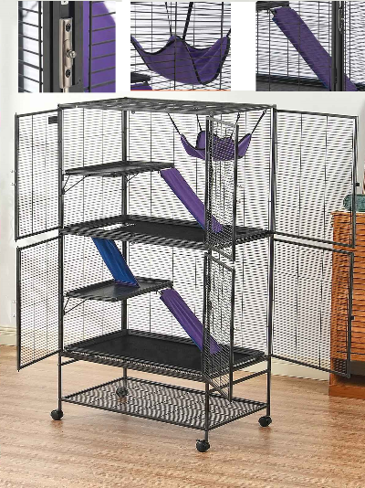 enclos pour chat catio versachat hamac loquet rampe
