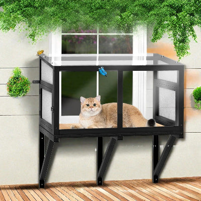 enclos pour chat exterieur balcon