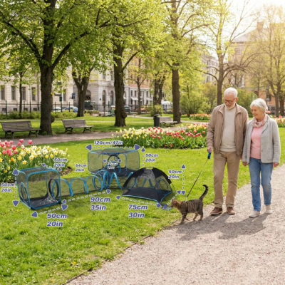 parc pour chats extérieur dimensions