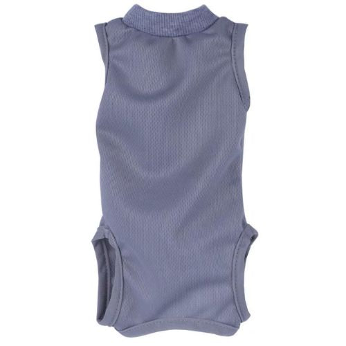 body post-opératoire chat gris