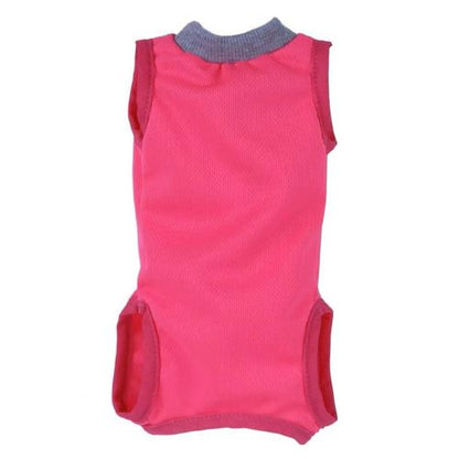 body post-opératoire chat rose