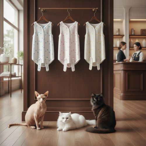 Body pour chat post opératoire couleurs disponibles