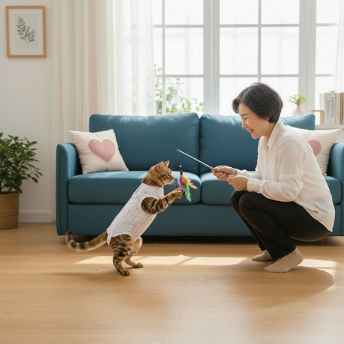 Body pour chat confort au jeu