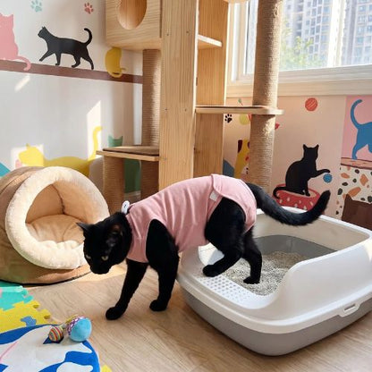 Body pour chat ouverture pour les besoins