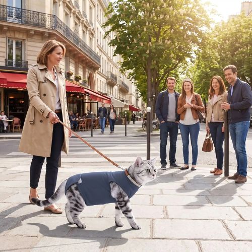 Body pour chat confort pour les promenades