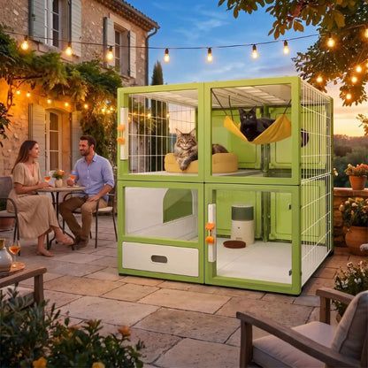 Catio double pour terrasse
