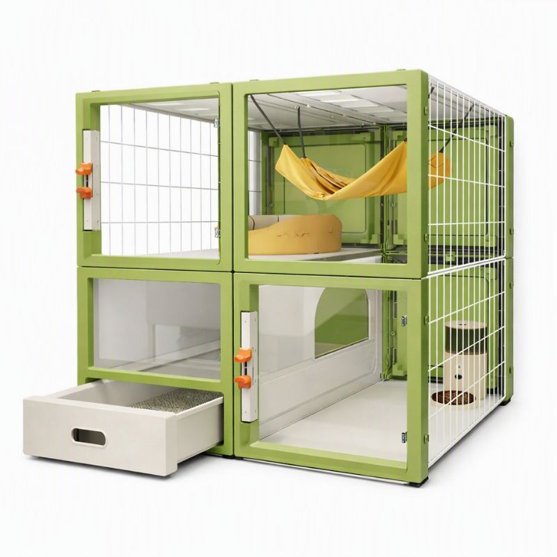 Catio balcon double vertical