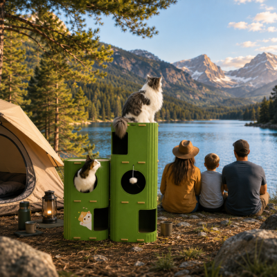 Catio balcon Petit Espace pour le camping