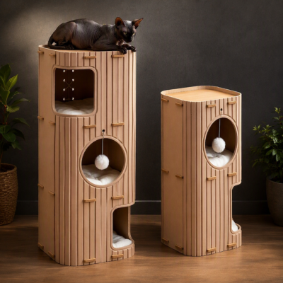 Catio balcon Petit Espace modèles beige