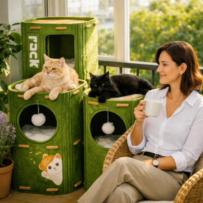 Catio balcon Petit Espace multiples