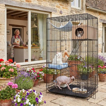 catio pour chat sécurisé multichats