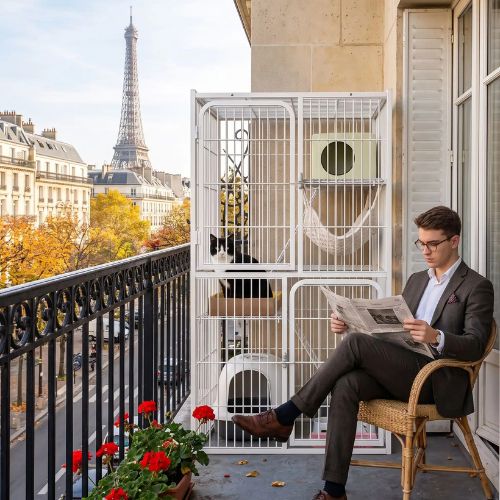 catio pour chats sécurisé catio balcon