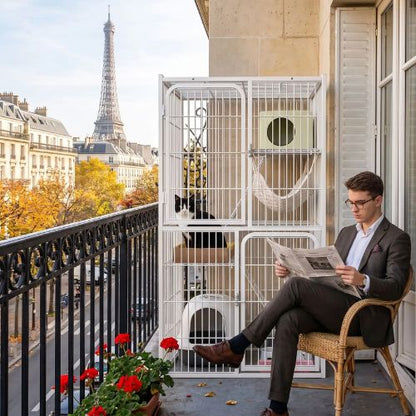 catio pour chats sécurisé catio balcon