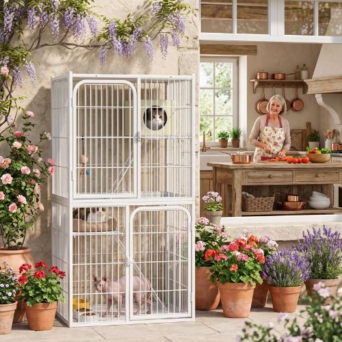 catio pour chats sécurisé patio