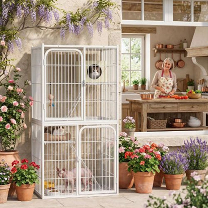 catio pour chats sécurisé patio