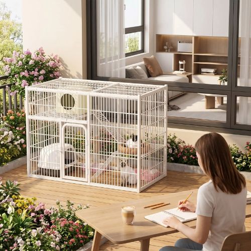 catio pour chats sécurisé pour balcon