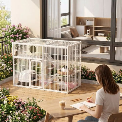 catio pour chats sécurisé pour balcon