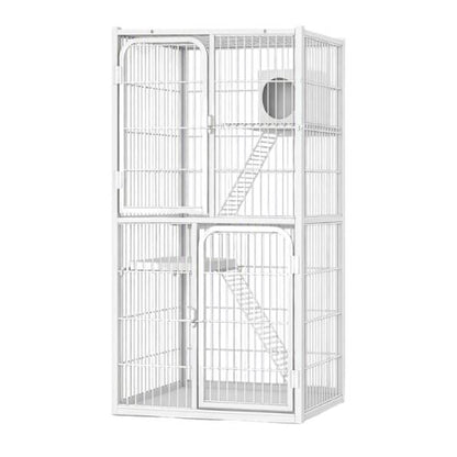 catio pour chats sécurisé vertical