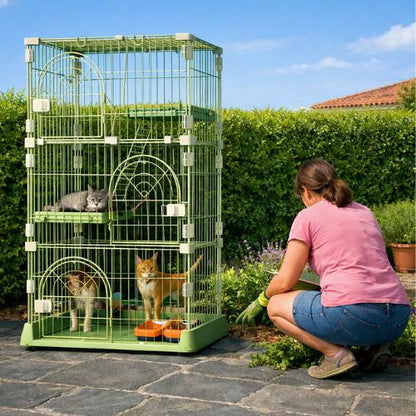 Catio pour chats modulable évolutif catio jardin