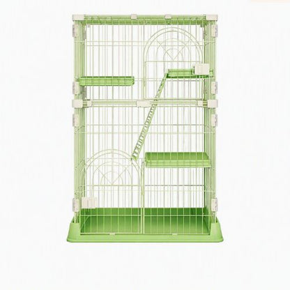 Catio pour chats modulable évolutif vert triple