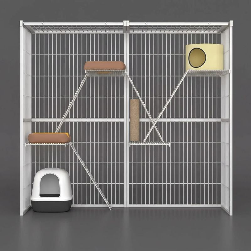 catio pour chats sécurisé intérieur