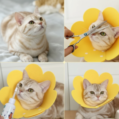 collerette chat pour usages multiples