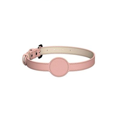 collier gps chat appel tag variante rose