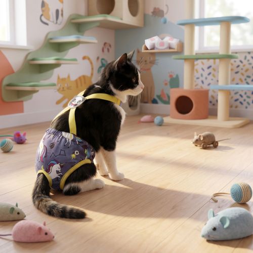 Couche pour chat incontinence confort
