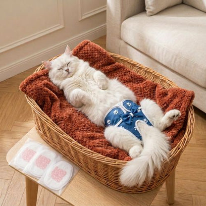 Couche pour chat incontinence confortable