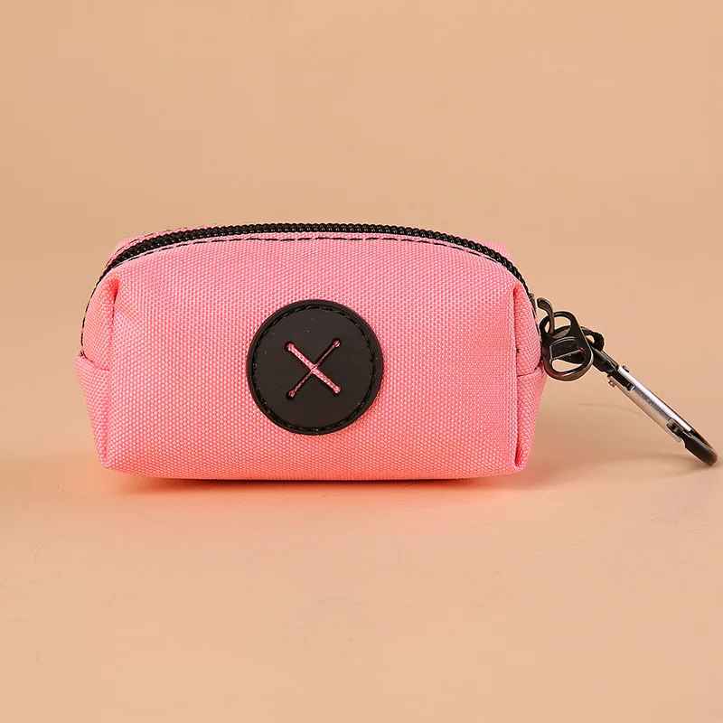 Distributeur sacs a dejections PochettePoopAway rose