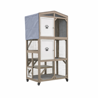 enclos pour chats Jardin