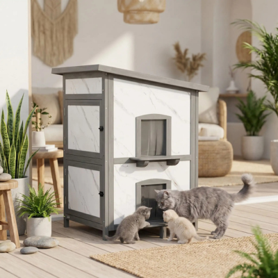 maison pour chat intérieure