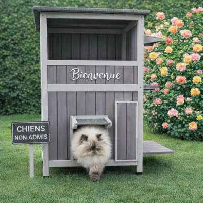 niche pour chat extérieur
