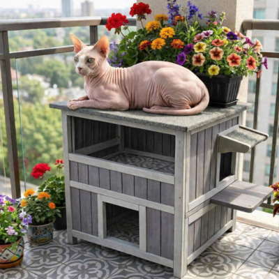 niche pour chat luxe