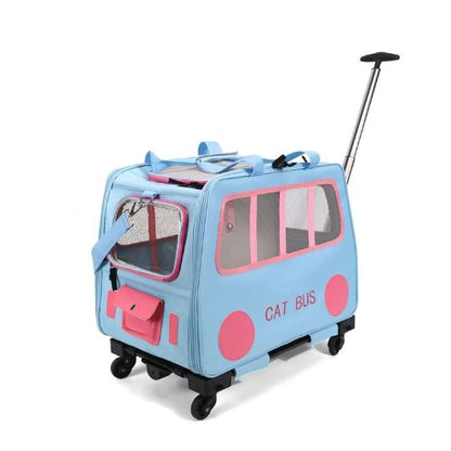 Pousse chat Confort Senior bleue