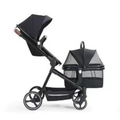 poussette chat et bébé Confort Duo