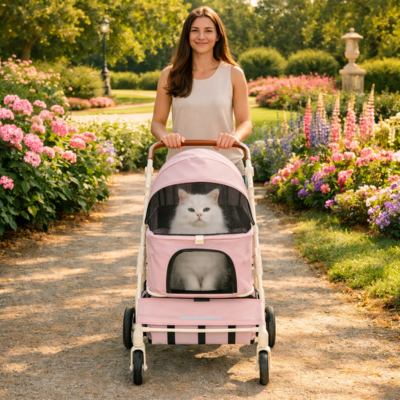 Poussette chats Compacte Moderne pour rendonnée