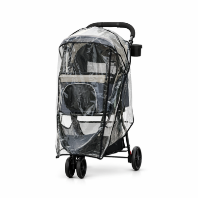 Poussette pour chat Premium avec housse de pluie