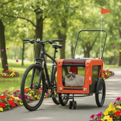 Poussette pour chat Remorque pour vélo
