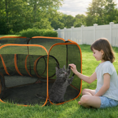 tunnel pour chat Circulaire interactif