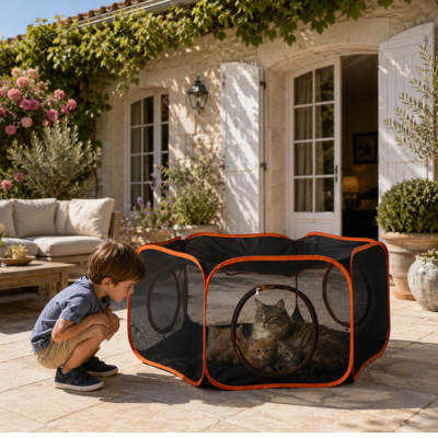 tunnel pour chat maternité