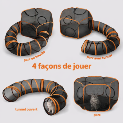 tunnel pour chat jeu