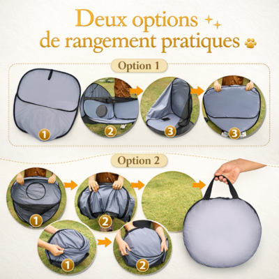 tunnel pour chat léger options de rangement