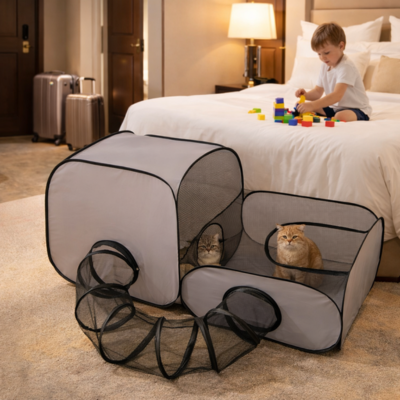 tunnel pour chat voyage