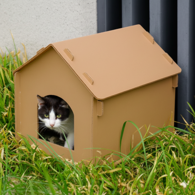 abri pour chat extérieure