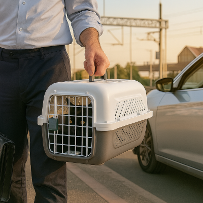 cage de transport pour chat pour voyage