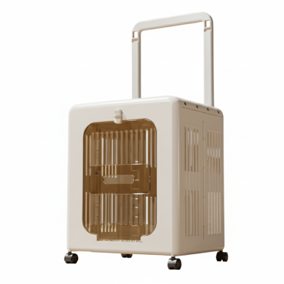 caisse de transport pour chat homologuée IATA variante beige