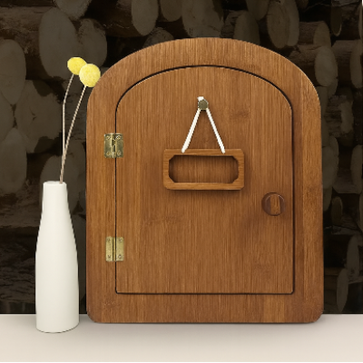 chatiere bois antique bamboo